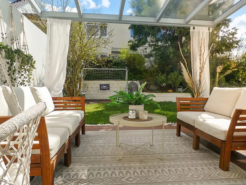 Überdachte Terrasse