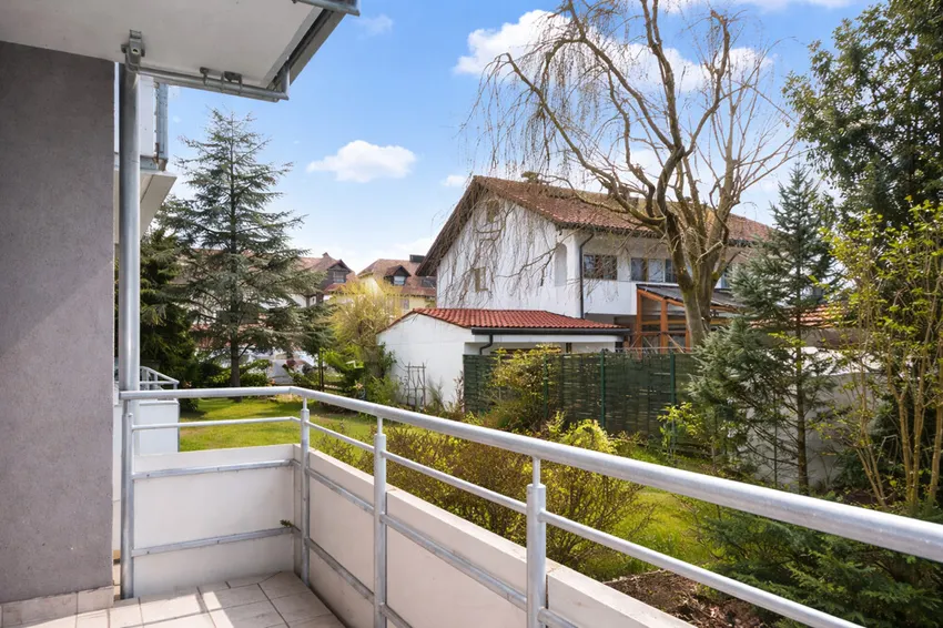 Blick vom Balkon