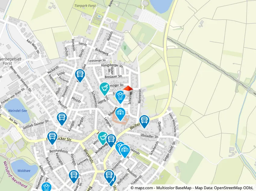 Geolyzer Kartenausschnitt