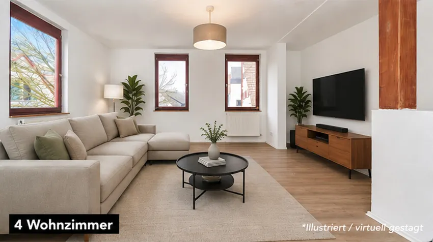 Wohzimmer Virtuell gestagt
