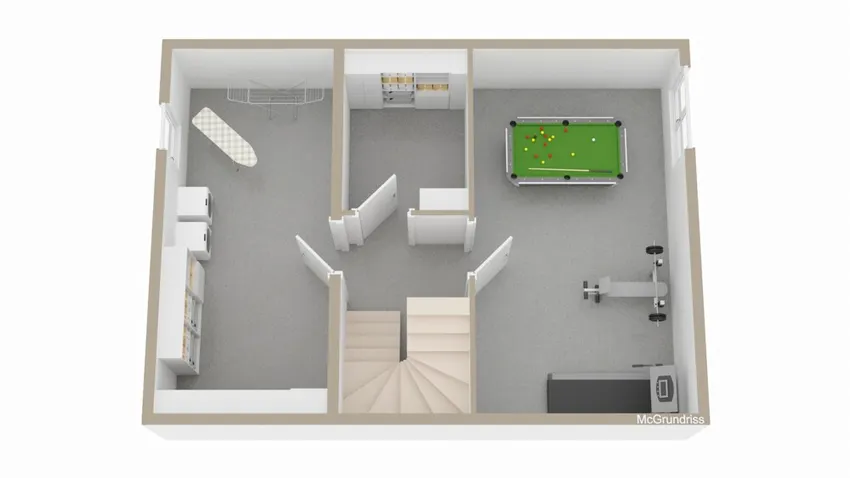 3D-Grundriss - UG
