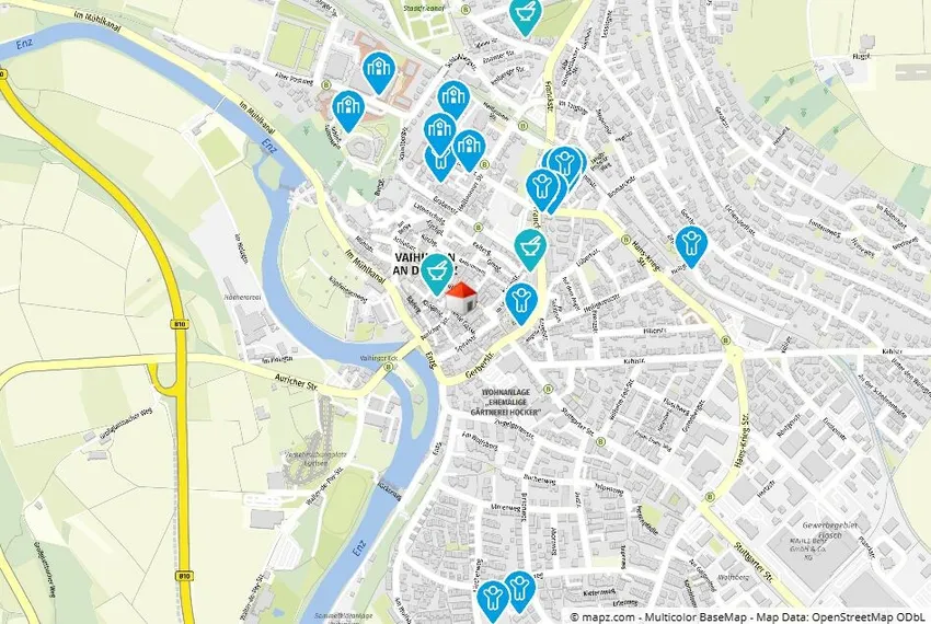 Karte Vaihingen