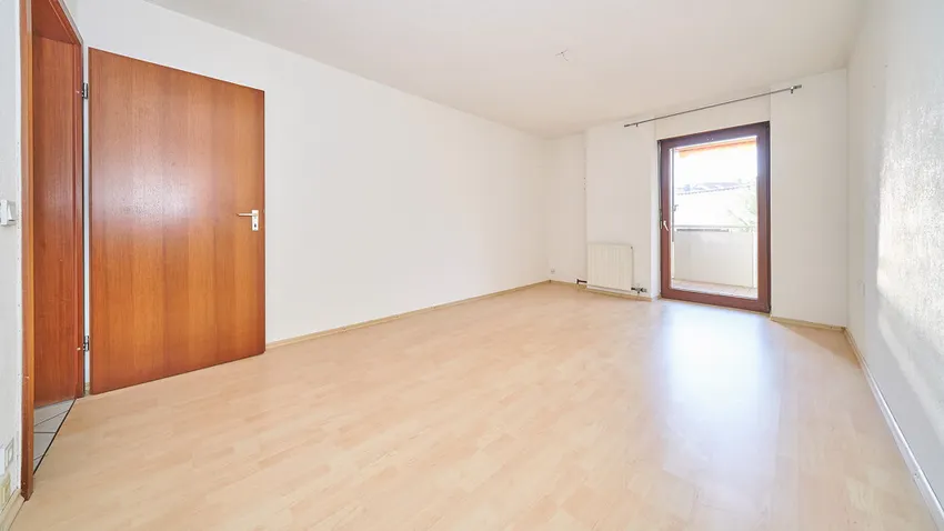 Schlafzimmer mit Balkonzugang
