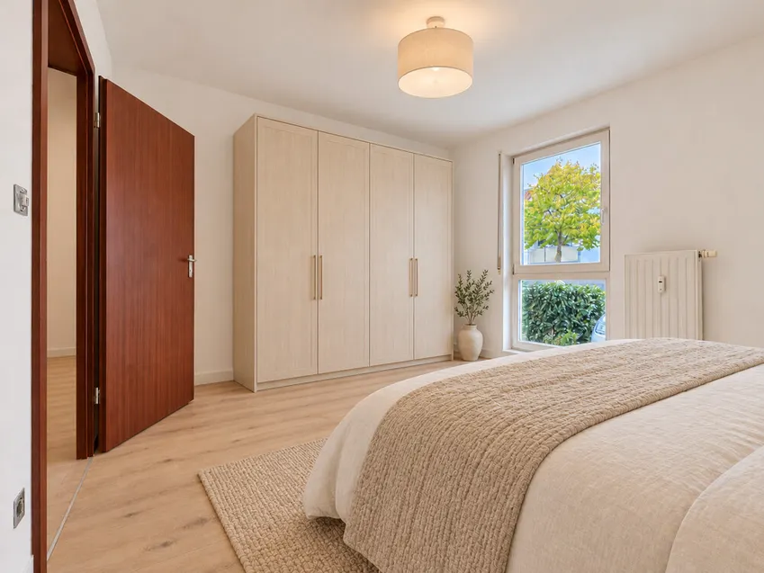 Schlafzimmer_mit KI virtuell eingerichtet