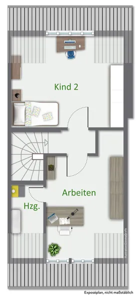Grundriss Dachgeschoss