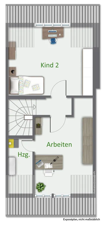 Grundriss Dachgeschoss