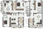 Grundriss 1. OG - 3. OG