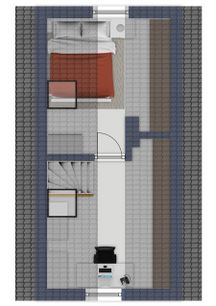 Grundriss im Dachgeschoss