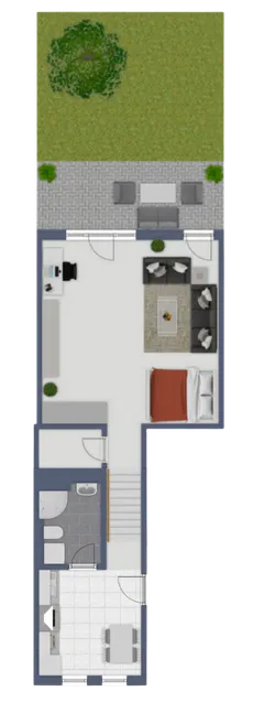 Grundriss Hobbybereich