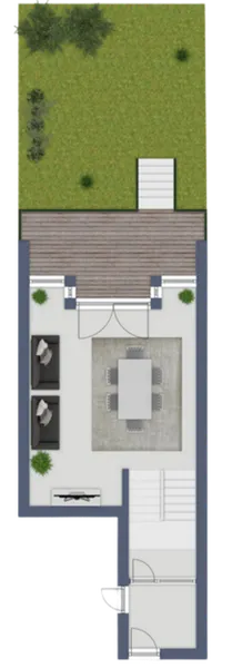 Grundriss Hochparterre