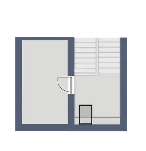 Grundriss Heizung-/Lagerraum und Empore 4. OG