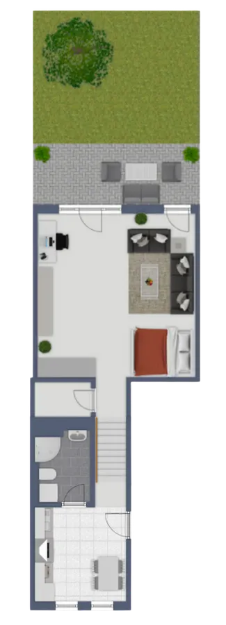 Grundriss Hobbybereich