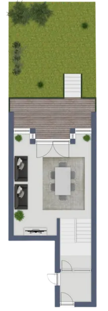 Grundriss Hochparterre