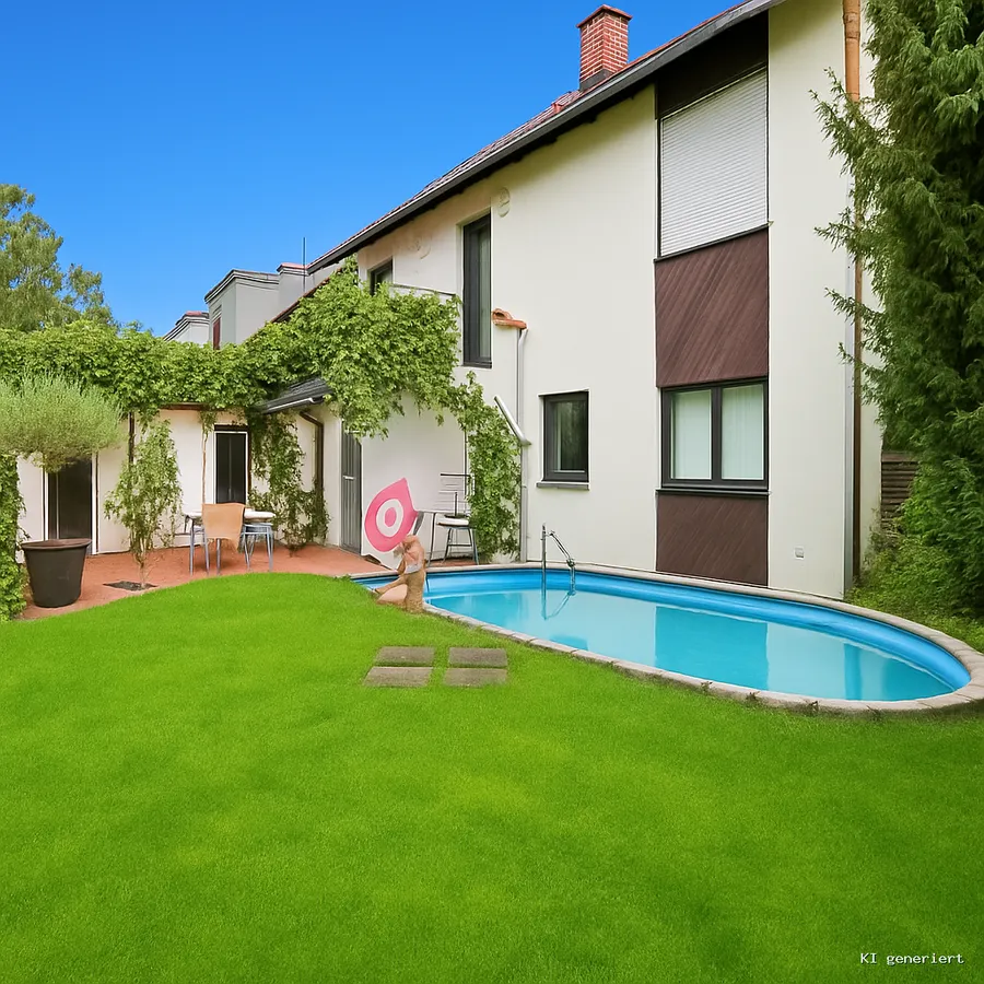 Garten mit Pool
