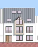 Straßenansicht Haus D 