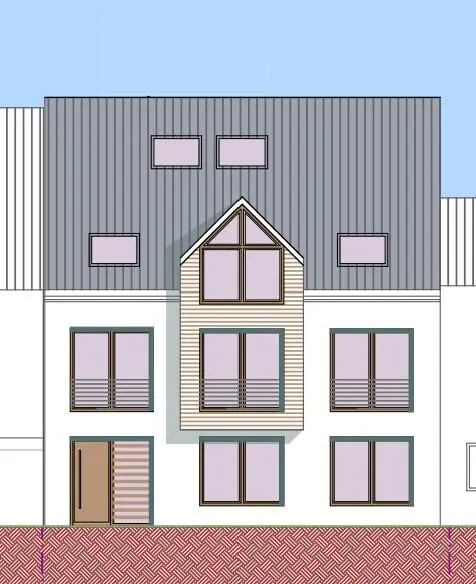 Straßenansicht Haus D 