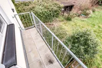 Balkon Gartenseite