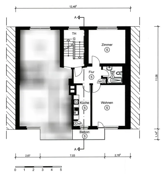 Grundriss Wohnung-Nr. 5