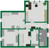 Grundriss-Skizze Kellergeschoss