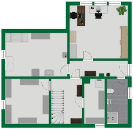 Grundriss-Skizze Kellergeschoss