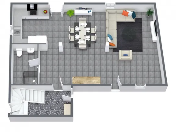 Grundriss-Skizze Untergeschoss