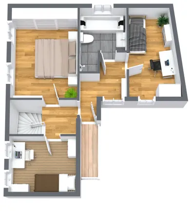 Grundriss Skizze Obergeschoss