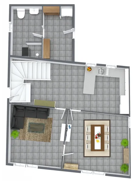 Grundriss-Skizze Untergeschoss