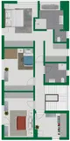 Grundriss - Skizze Obergeschoss