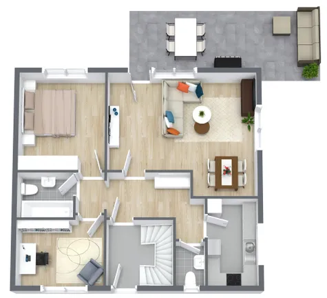 Grundriss - Erdgeschoss