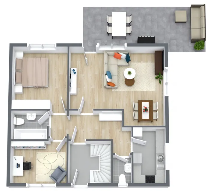 Grundriss - Erdgeschoss