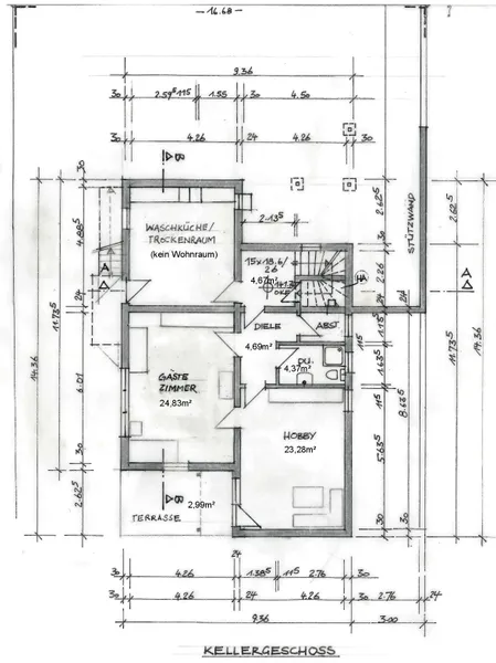 Grundriss Keller