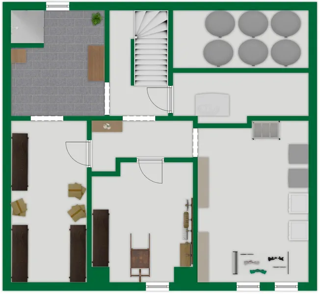 Grundriss-Skizze Keller