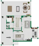 Grundriss-Skizze Erdgeschoss