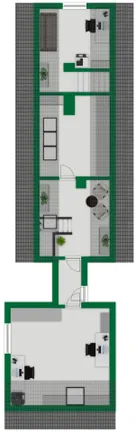 Grundriss-Skizze Dachgeschoss