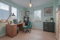 Beispielhafte Darstellung - Raum virtuell aufgeräumt (Arbeitszimmer)