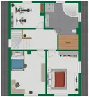 Grundriss-Skizze Obergeschoss