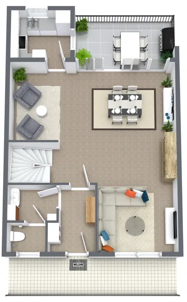 Grundriss - Skizze 2. OG