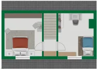 Grundriss-Skizze Dachgeschoss