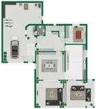 Grundriss-Skizze Erdgeschoss