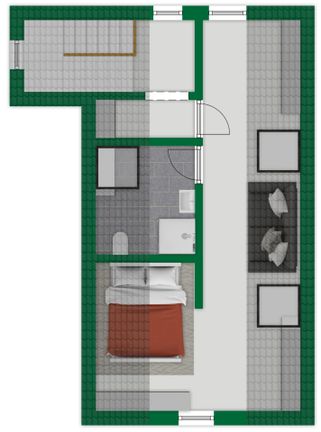 Grundriss-Skizze Obergeschoss