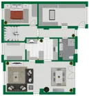 Grundriss-Skizze Erdgeschoss