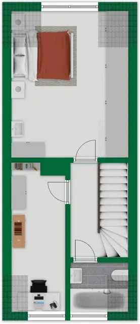 Grundriss-Skizze Obergeschoss Nr. 3