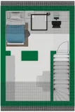 Grundriss-Skizze Dachgeschoss Nr. 3