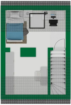 Grundriss-Skizze Dachgeschoss Nr. 3