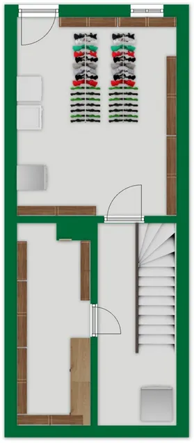 Grundriss-Skizze Untergeschoss Nr. 3