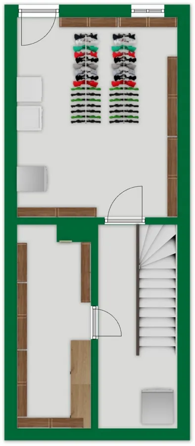 Grundriss-Skizze Untergeschoss Nr. 3