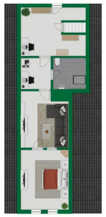 Grundriss-Skizze Dachgeschoss
