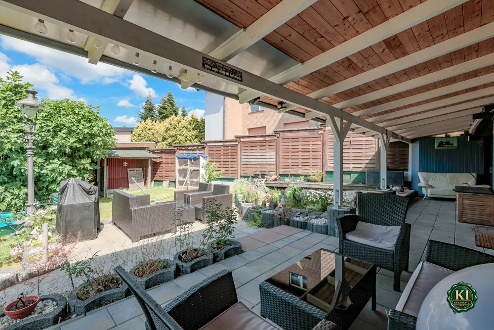 Terrasse Gartenseite
