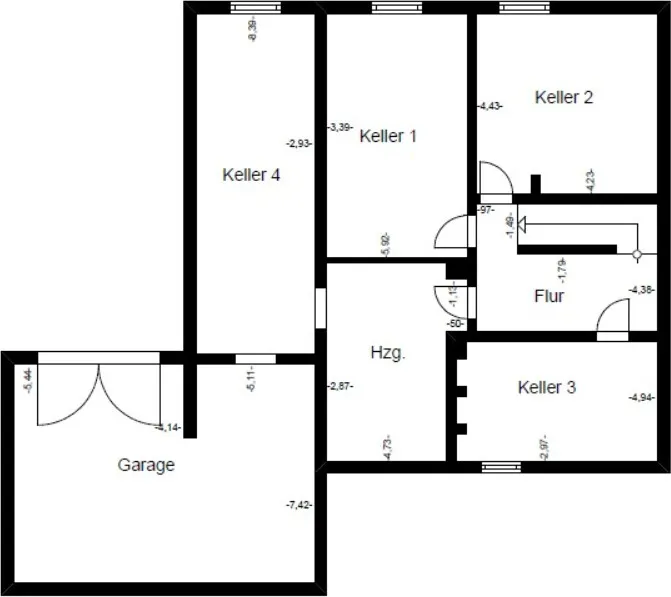 Grundriss Kellergeschoss