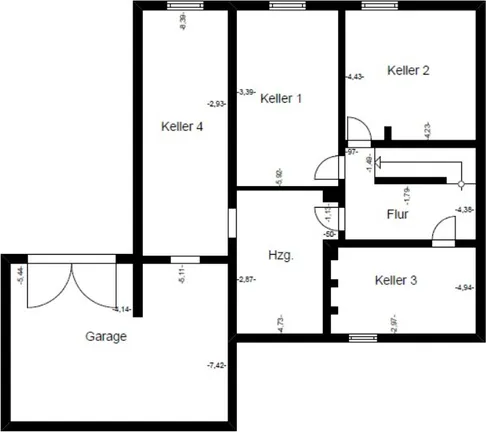 Grundriss Kellergeschoss
